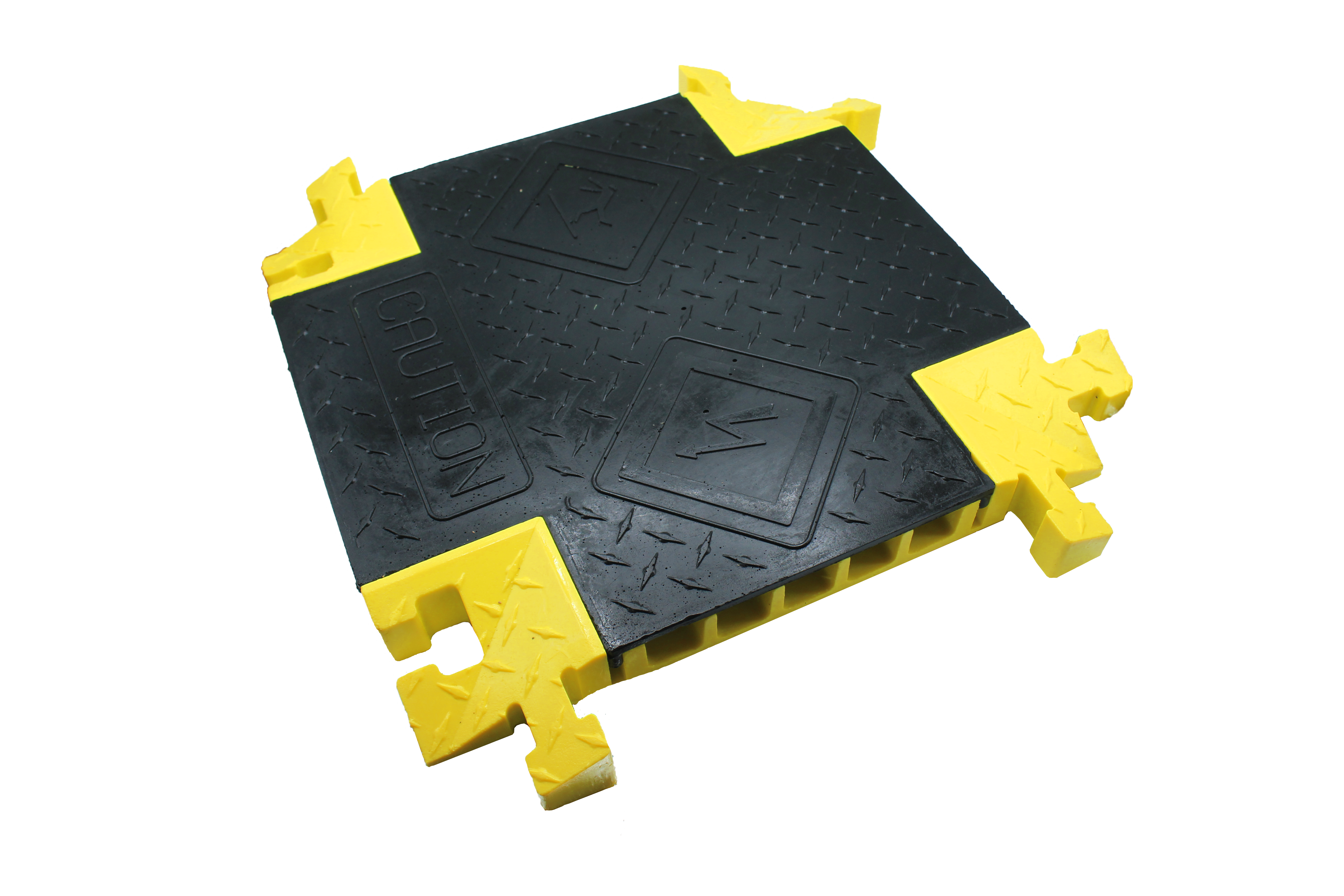 4-Way Cross for 5-Channel Bumble Bee® Cable Protector, T-Connector - BB5X-125-T-B/Y