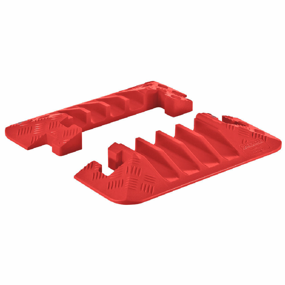 End Caps, 4-Channel Linebacker® Cable Protector for 1.35" Lines - CPEC4X125-O
