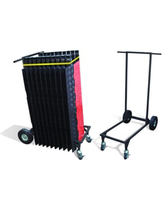 4 Wheel Transport Cart for Cable Protectors - CT4W-ST 4 Wheel Transport Cart for Cable Protectors - CT4W-ST