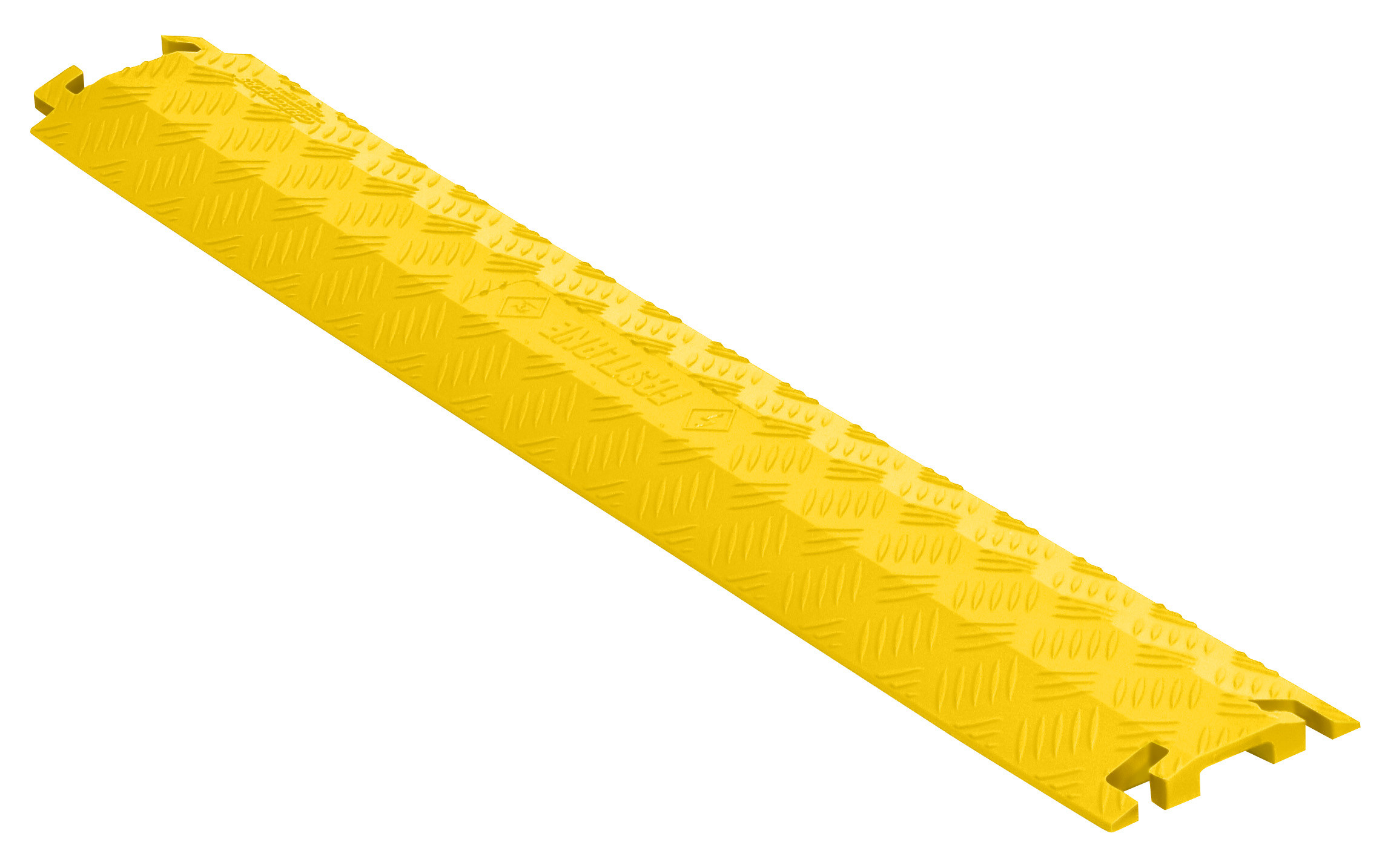 1-Channel 1.5" Fastlane&reg; Drop-Over Cable Protector for .5" Lines, Yellow -  FL1X1.5-Y