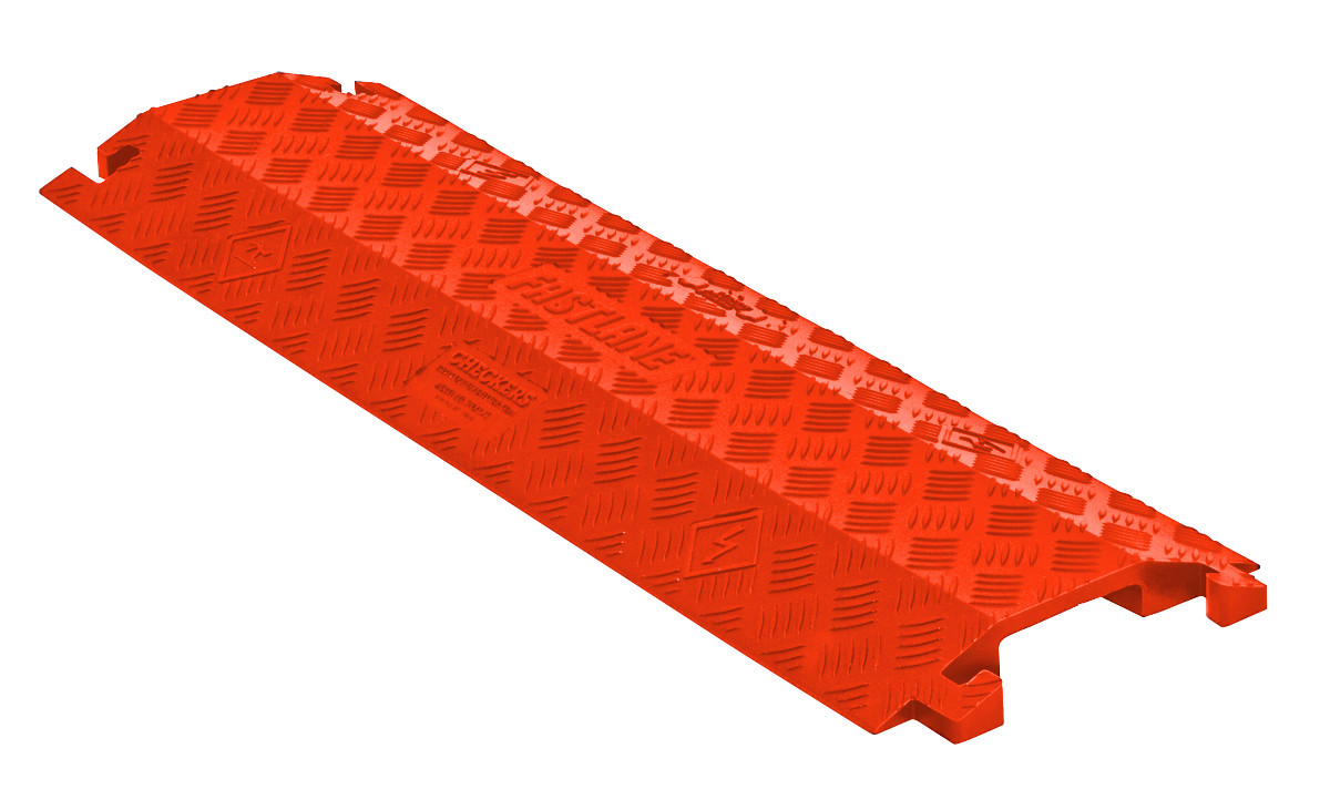 1-Channel 4" Fastlane&reg; Drop-Over Cable Protector for 1" Cables, Orange - FL1X4-O