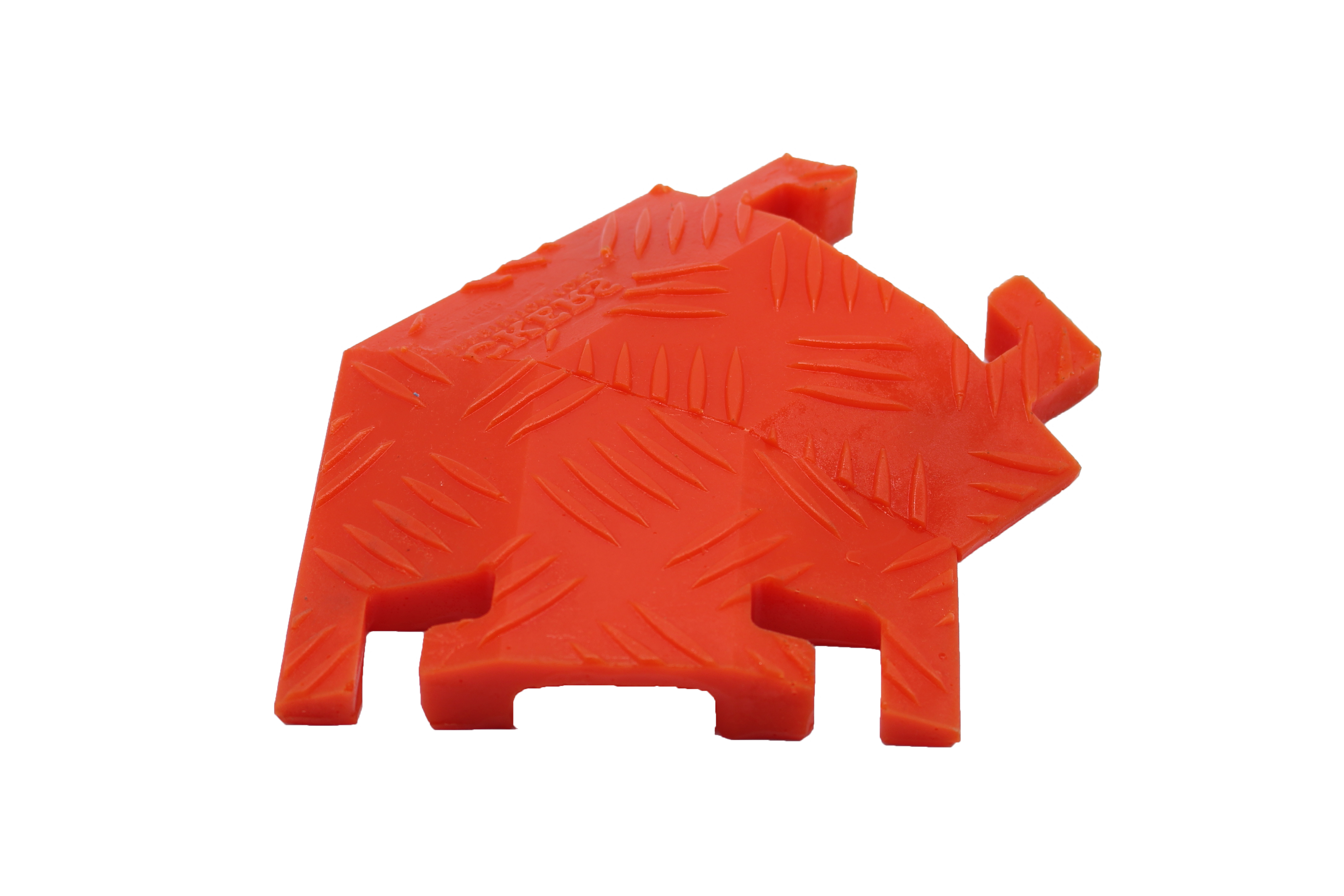 45 Degree Right Turn for FL1X4, 1-Channel Fastlane® Drop-Over Cable Protector, Orange - FL45RT1X4-O