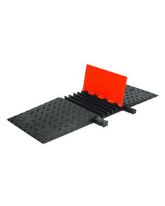 5-Channel Guard Dog® ADA Cable Protector for 1.325" Lines, Orange Lid/Black Base - GD5X125-ADA-O/B 5-Channel Guard Dog® ADA Cable Protector for 1.325" Lines, Orange Lid/Black Base - GD5X125-ADA-O/B