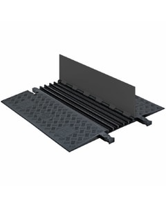 5-Channel Guard Dog® ADA Cable Protector for .75" Lines, Black Lid/Black Base - GD5X75-B/B 5-Channel Guard Dog® ADA Cable Protector for .75" Lines, Black Lid/Black Base - GD5X75-B/B