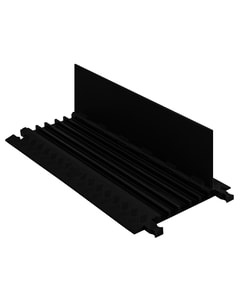 5-Channel Low-Profile Guard Dog® Cable Protector for .75" Lines, Black Lid/Black Base - GD5X75-ST-B/B 5-Channel Low-Profile Guard Dog® Cable Protector for .75" Lines, Black Lid/Black Base - GD5X75-ST-B/B