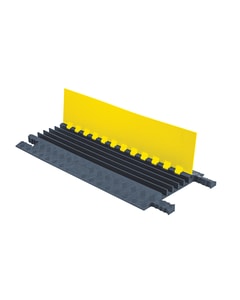 5-Channel Grip Guard® Lightweight Cable Ramp System for 1.25" Lines, Yellow Lid/Gray Base - GG5X125-Y/GRY 5-Channel Grip Guard® Lightweight Cable Ramp System for 1.25" Lines, Yellow Lid/Gray Base - GG5X125-Y/GRY