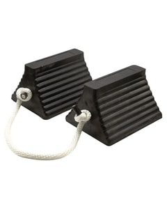 General-Purpose Rubber Wheel Chocks with Cored Bottom, Pair, Trucks & Trailers - RC815-P General-Purpose Rubber Wheel Chocks with Cored Bottom, Pair, Trucks & Trailers - RC815-P
