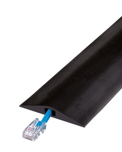 5 ft., Single Channel, Rubber Internet or Phone Cable Protector Cover, Rubber Duct - RFD1-5 5 ft., Single Channel, Rubber Internet or Phone Cable Protector Cover, Rubber Duct - RFD1-5