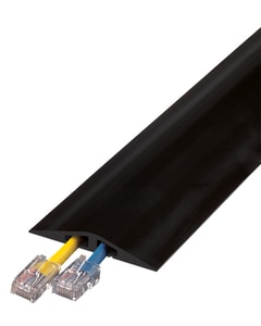 10 ft. 2-Channel Rubber Duct Internet Cable Protector - RFD2-10 10 ft. 2-Channel Rubber Duct Internet Cable Protector - RFD2-10