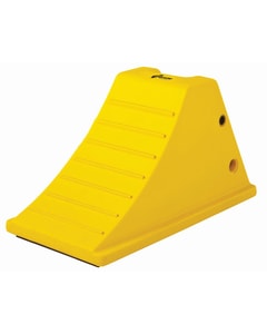 All-Terrain Heavy-Duty Wheel Chock with Rubber Pad, 75 Ton Capacity, 36-46 in. Tires - AT3514-RP-Y All-Terrain Heavy-Duty Wheel Chock with Rubber Pad, 75 Ton Capacity, 36-46 in. Tires - AT3514-RP-Y