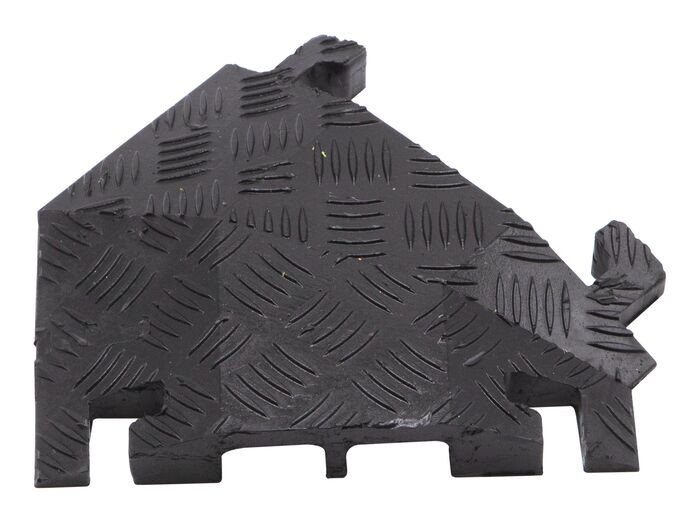 45 Degree Right Turn for FL2X1.75, 2-Channel Fastlane® Drop-Over Cable Protector - FL45RT2X1.75